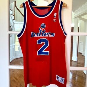 1994-1997 Washington Bullets - Chris Webber #2 - Vintage NBA Jersey (Size 44)